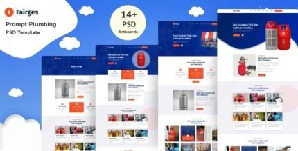 Fairges Prompt Plumbing PSD Template