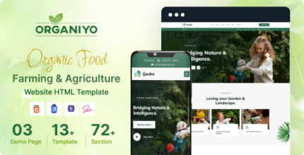 Organiyo - Organic Food Farming and Agriculture HTML Template