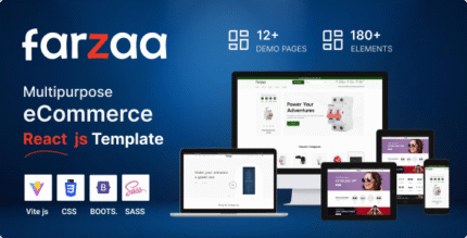 Multipurpose eCommerce React JS Template - Farzaa