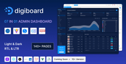 Digiboard - Multipurpose Admin Dashboard Template