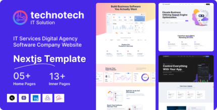 Technotech - IT Services Digital Agency Software Company Next js Template