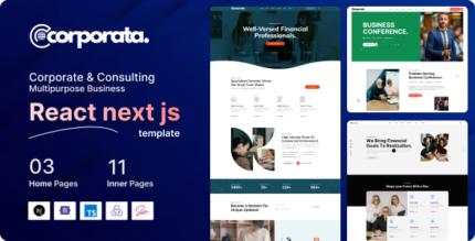 Corporate and Consulting Multipurpose Nextjs Template - Corporata