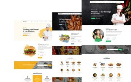 ResturaPlus- Food and Restaurant PSD Template