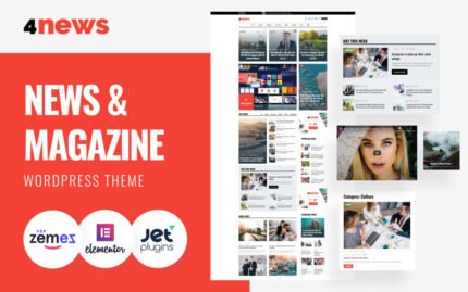 4News – News & Magazine WordPress Elementor Theme