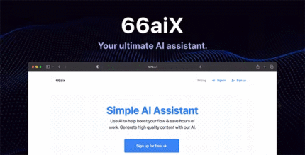 66aix – AI Content, Chat Bot, Images Generator & Speech to Text (SAAS)