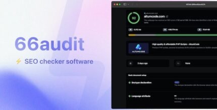 66audit – SEO audits Software