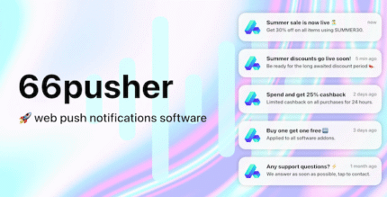 66pusher – Web push notifications