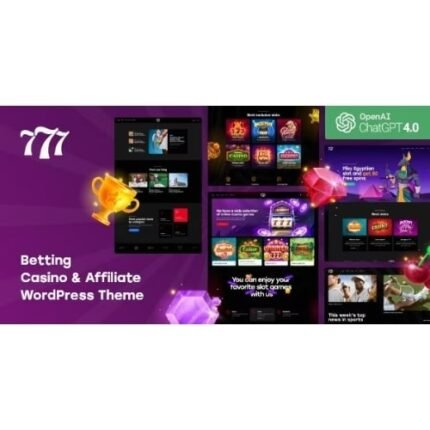 777 – Betting, Casino & Affiliate WordPress Theme