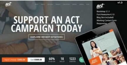 Act – Nonprofit Charity Theme
