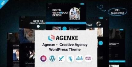 Agenxe – Creative Agency WordPress Theme