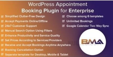 BMA – WordPress Appointment Booking Plugin for Enterprise.