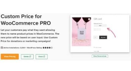 Custom Price for WooCommerce PRO