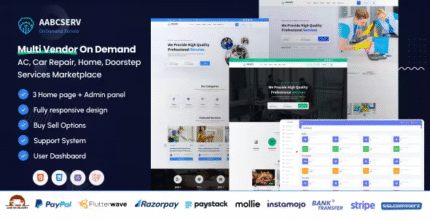Aabcserv – Multivendor On-Demand Service & Handyman Marketplace Platform