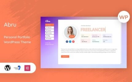 Abru – Personal and Portfolio WordPress Theme