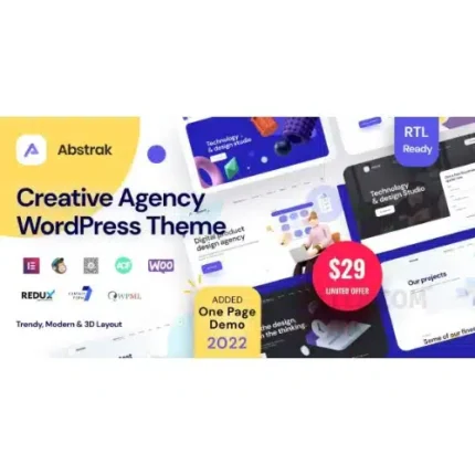 Abstrak – Agency & Portfolio Theme