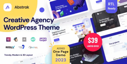 Abstrak – Agency & Portfolio WordPress Theme