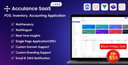Acculance SaaS – POS, Inventory, Accounting SaaS Application