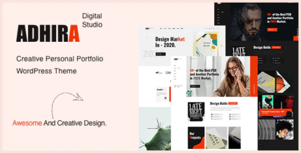 Adhira – Creative Portfolio WordPress Theme