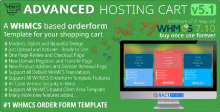 Advanced Hosting Cart – WHMCS Order Form Template – One Page Review & Checkout