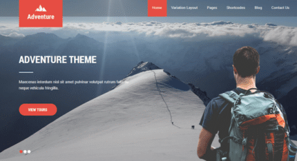 Adventure WordPress theme – SKT Themes