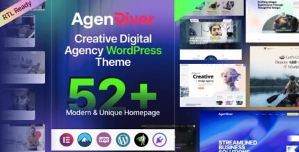 AgenRiver – Creative Digital Agency WordPress Theme