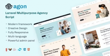 Agon – Laravel Multipurpose Agency Script