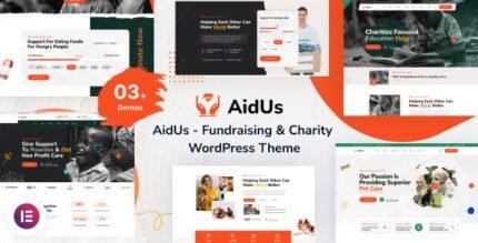 AidUs – Fundraising & Charity WordPress Theme