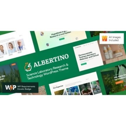 Albertino – Science Laboratory Research & Technology WordPress Theme