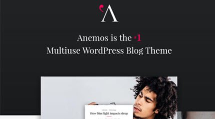 Anemos – A Multiuse Blogging WordPress Theme