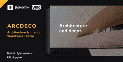 Arcdeco – Interior Design WordPress Theme