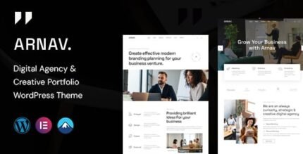 Arnav – Digital Agency & Creative Portfolio WordPress Theme