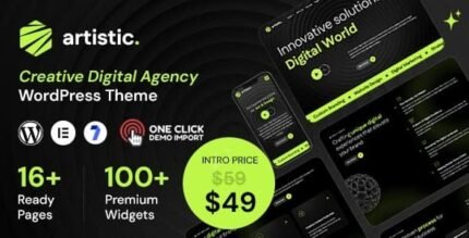 Artistic – Digital Marketing Agency WordPress Theme