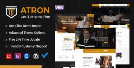 ATRON – Attorney & Lawyers WordPress Theme