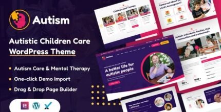 Autism – Autistic Children Care WordPress Theme