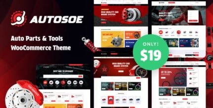 Autosoe – Auto Parts WooCommerce WordPress Theme