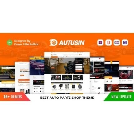 Autusin – Auto Parts & Car Accessories Shop Elementor WooCommerce WordPress Theme