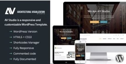 AV Studio – One Page WordPress Theme