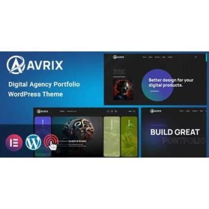 Avrix – Digital Agency Portfolio WordPress