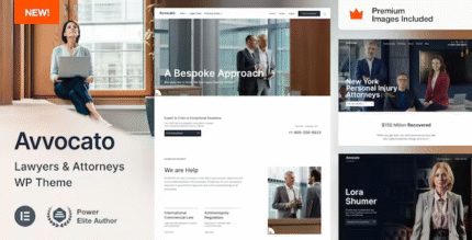 Avvocato – Lawyer & Attorney WordPress Theme