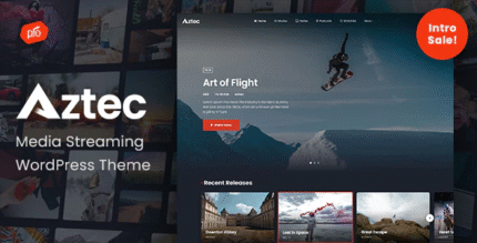 Aztec – Video Streaming & Membership Theme