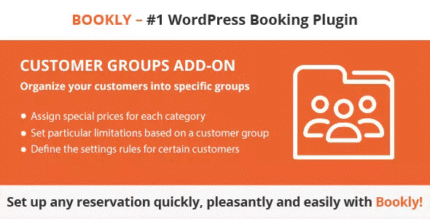 Bookly Customer Groups (Add-on)