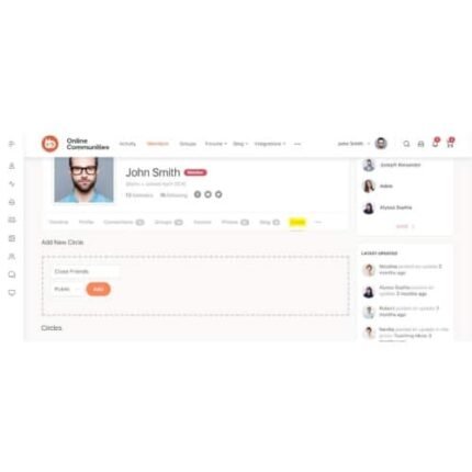 BuddyPress User Circles
