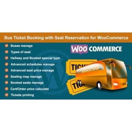 Bus Ticket Booking with Seat Reservation for WooCommerce