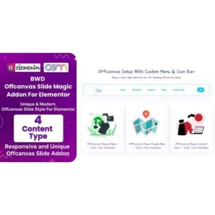 BWD Offcanvas Slide Magic Addon For Elementor